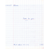 Cahier du jour