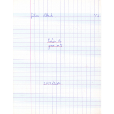 Cahier du jour