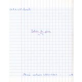 Cahier du jour