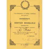 Billet de mention honorable - Petit-Séminaire et Collège diocésain de Saint-Lô