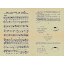 Noël vient ce soir ; Les sabots de Noël : chanson mimée