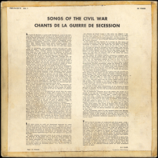 Chants de la Guerre de Sécession = Songs of the civil war. Vol. 1