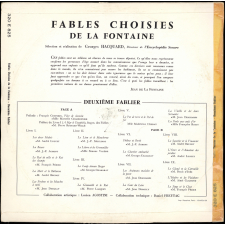 Fables choisies, mises en vers par M. de la Fontaine. Deuxième fablier