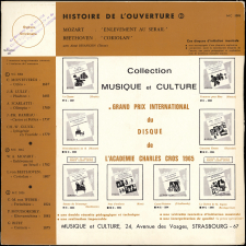 Histoire de l'ouverture. 2. .