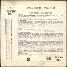 L'honneur du travail
