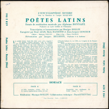 Odes : essais de restitution musicale