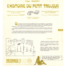 L'histoire du petit tailleur. Suite pour 7 instruments et percussion d'après le conte de Grimm. .