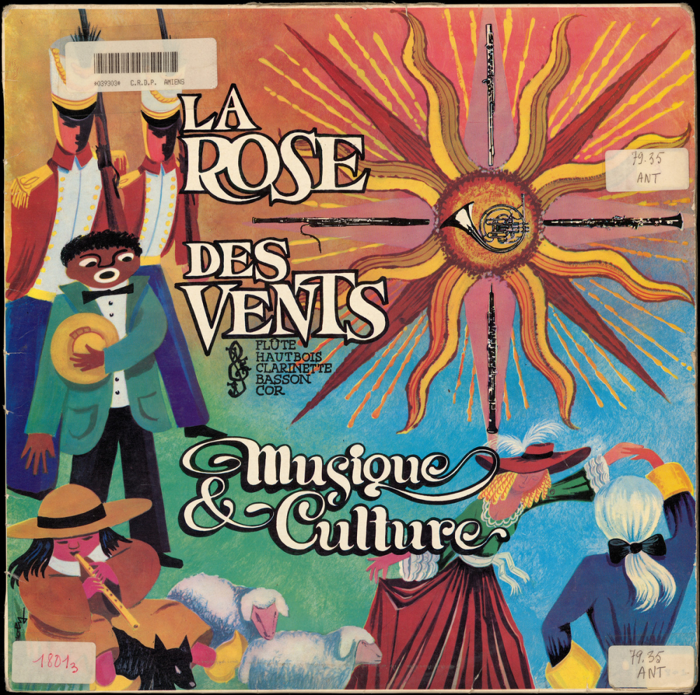 La Rose des Vents. Flûte, hautbois, clarinette, basson, cor