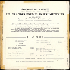Les grandes formes instrumentales. I. La fugue. .