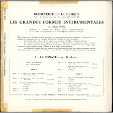 Les grandes formes instrumentales. 3. La sonate avant Beethoven. .