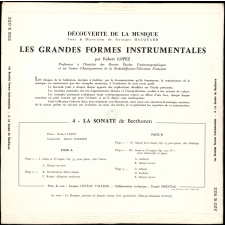 Les grandes formes instrumentales. 4. La sonate de Beethoven. .