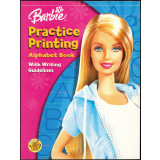 Barbie Practice Printing - Alphabet Book with writing guidelines.