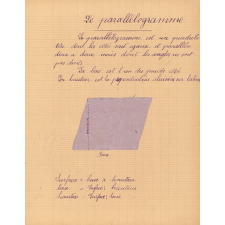 Cahier de géométrie