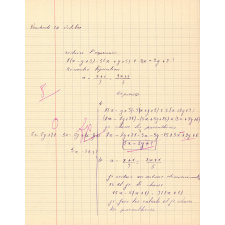 Cahier d'exercices de mathématiques