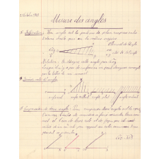 Cahier de géométrie