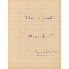 Cahier de géométrie