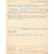 Cahier de Géométrie