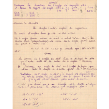 Cahier de Géométrie