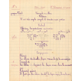 Cahier de roulement