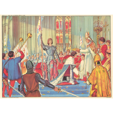 Tableaux d'histoire. N°19: Jeanne d'Arc fait couronner Charles VII à Reims / N°20: Louis XI rencontre Charles le Téméraire à Péronne.