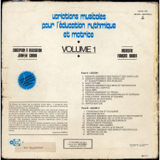 Variations musicales pour l'éducation rythmique et motrice 1. .