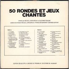 50 rondes et jeux chantés