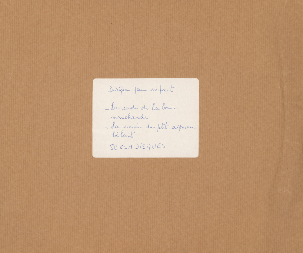 La ronde du petit agneau bêlant. La ronde de la bonne marchande. .