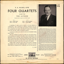 Four Quartets read by the author
