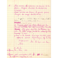 Cahier de brouillon