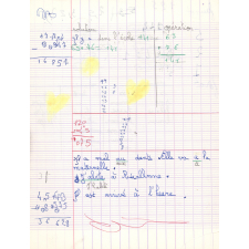 Cahier de brouillon