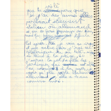 Cahier de brouillon