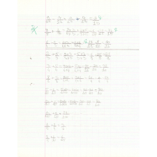 Cahier de brouillon