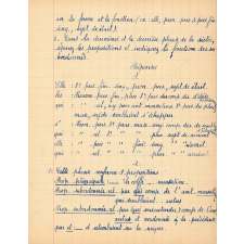 Devoirs de vacances