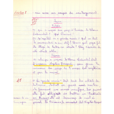 Devoirs mensuels