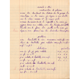 Cahier du jour