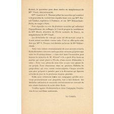 Lettre aux membres de l'Association