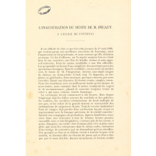 M. Félix Pécaut : 1er août 1900