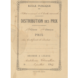 Ex-praemio . Ecole publique de filles annexée à l'école Normale.