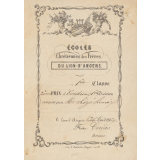 Ex-praemio . Ecoles chrétiennes des frères du Lion-d'Angers.