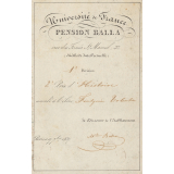 Ex-praemio . Pension Balla.