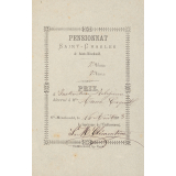 Ex-praemio . Pensionnat Saint-Charles de Sainte-Ménehould.