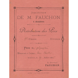 Ex-praemio . Institution de M.Fauchon à Asnières.