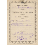 Ex-praemio . Pensionnat de la Providence (Chevreuse).