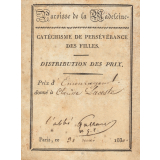 Ex-praemio . Paroisse de la Madeleine.