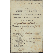 Ex-praemio . Collegium Burgense.