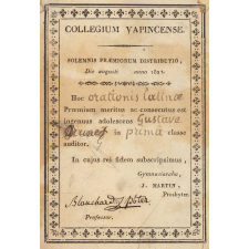 Ex-praemio . Collegium Vapincense.