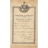 Ex-praemio . Collège de Thann.