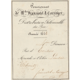 Ex-praemio . Pensionnat de Melles Francastel & Corroyer.