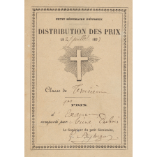 Ex-praemio . Petit séminaire d'Evreux.