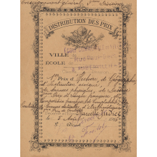 Ex-praemio . Distribution des prix. Ecole communale de filles Rue Paul Bert à Aubervilliers.